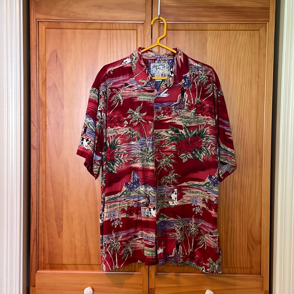 Vintage Big Dogs Men’s Hawaiian Shirt